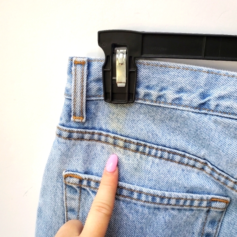 VINTAGE CALVIN KLEIN Light Denim 90s Jeans Sz 12 - Picture 9 of 16